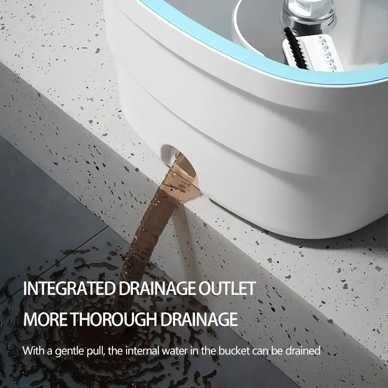 One Set Household Spin Mop & Bucket Set