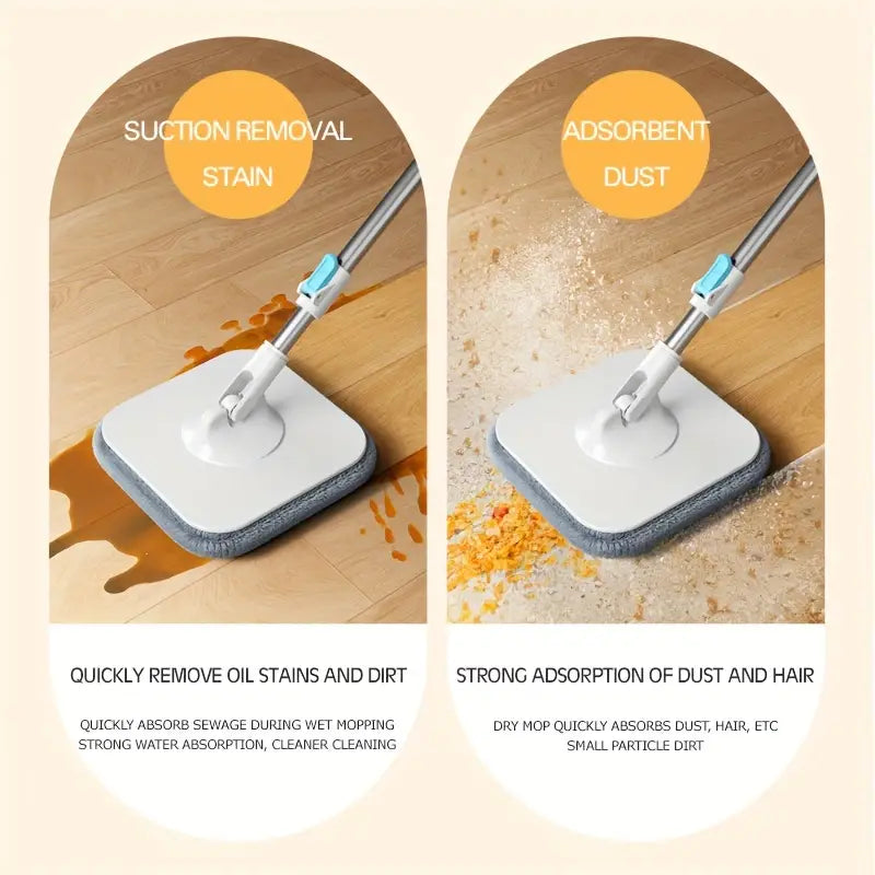 One Set Household Spin Mop & Bucket Set
