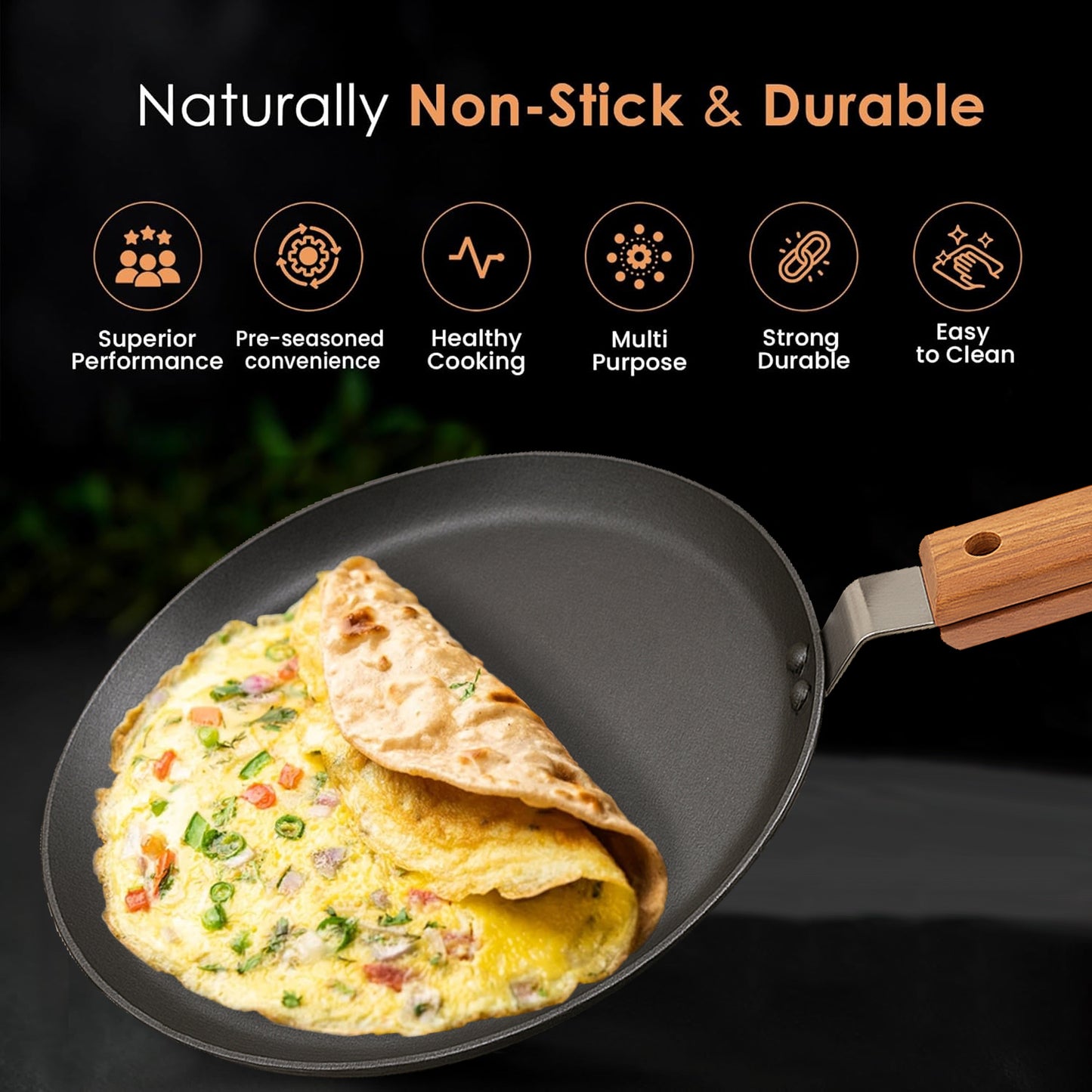 Cast Iron Dosa Tawa –
