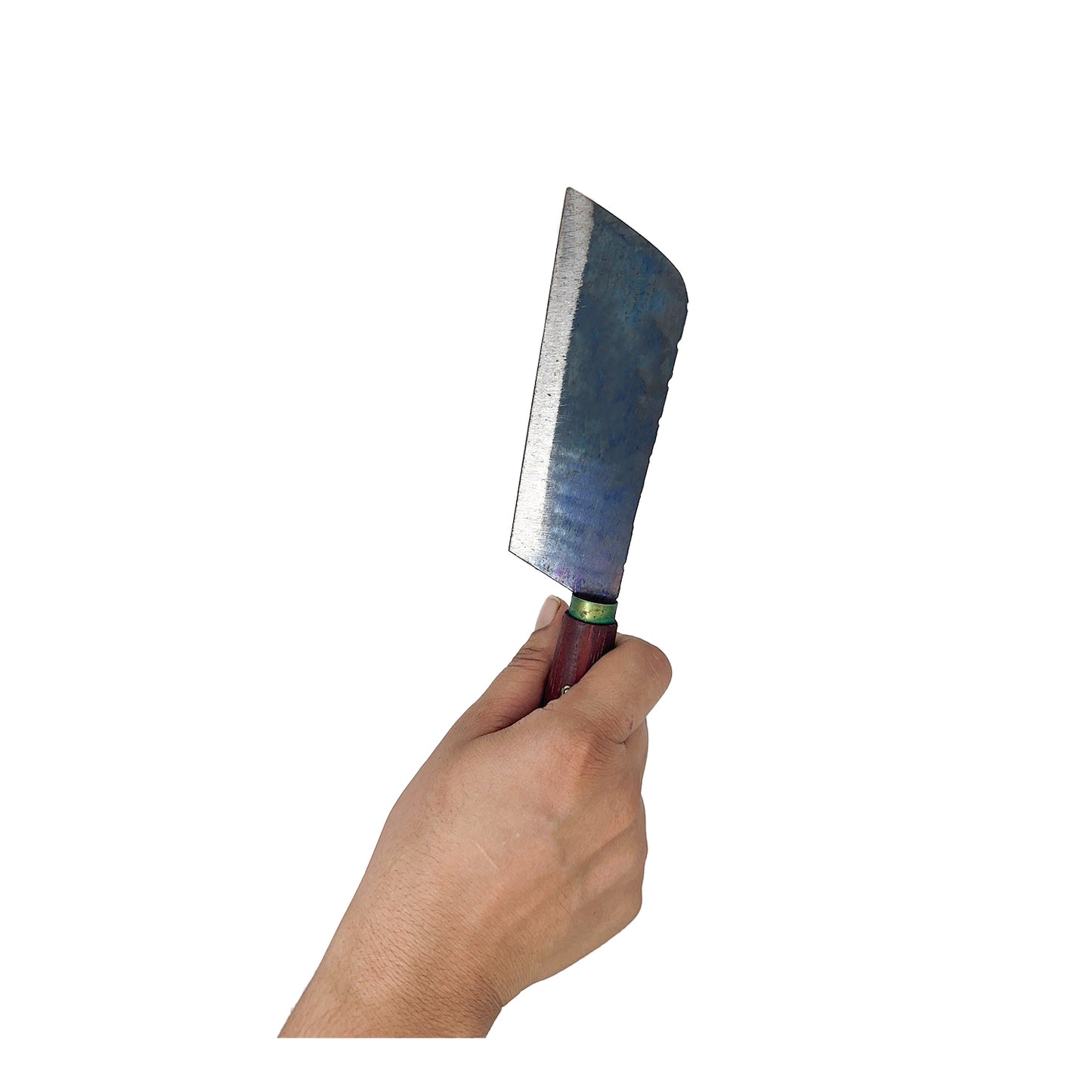 Hand-Forged Iron Kitchen Knife | Multipurpose Knife with Rosewood Handle | Ultra-Sharp & Durable | Ideal for Cutting Vegetables, Fish & Meat | Traditional Knife for Home Use