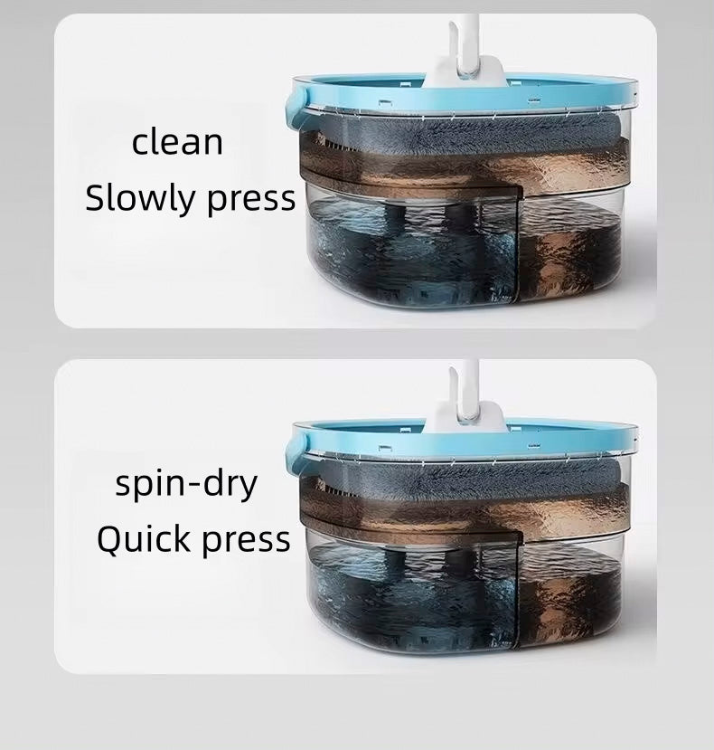 One Set Household Spin Mop & Bucket Set