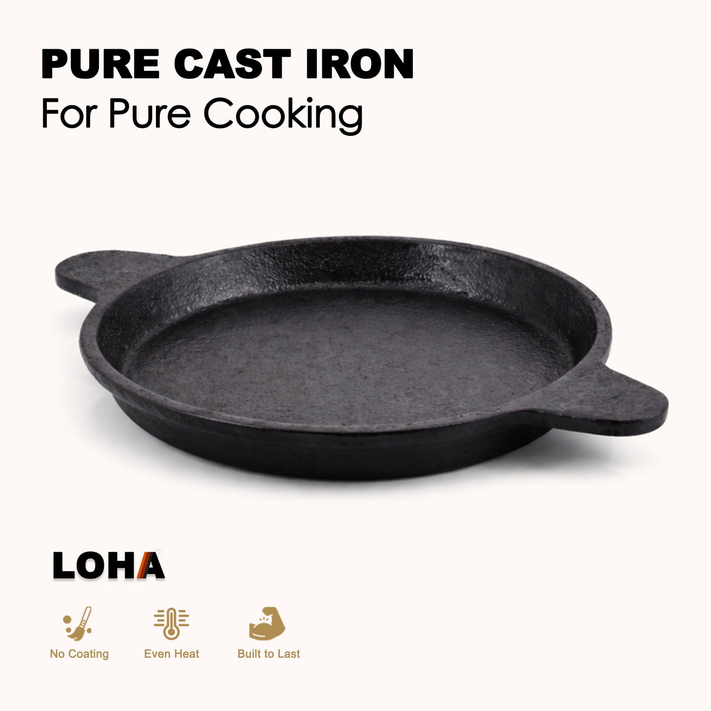 Loha Cast Iron Tawa |for Neer Dosa & Appam