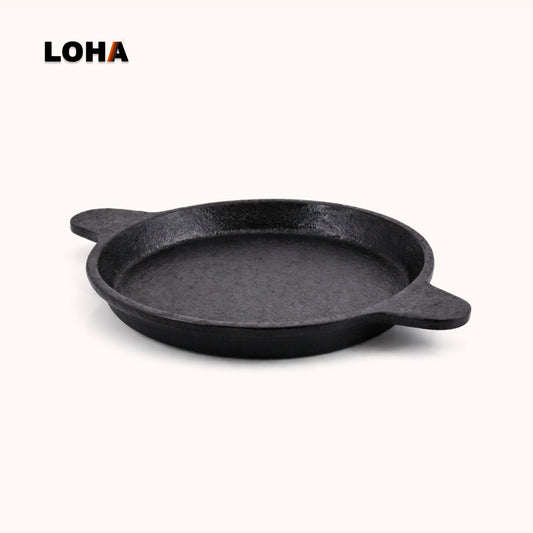 Loha Cast Iron Tawa | Ideal for Neer Dosa & Appam | Gas & Induction Compatible