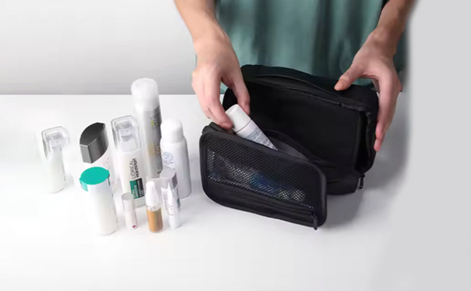 Mark Rayden Travel Storage Bag| Compact Size and Large Capacity Multi-Layer | Toiletry Bag