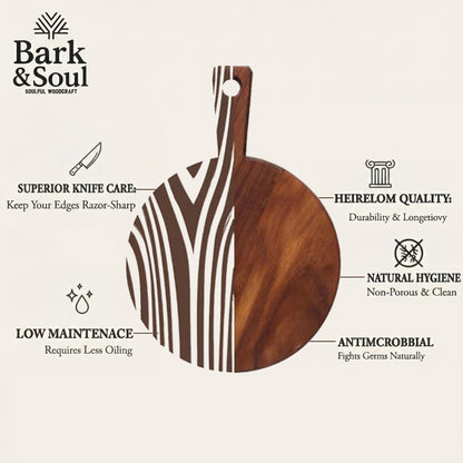 Bark & Soul Teakwood Chopping Board