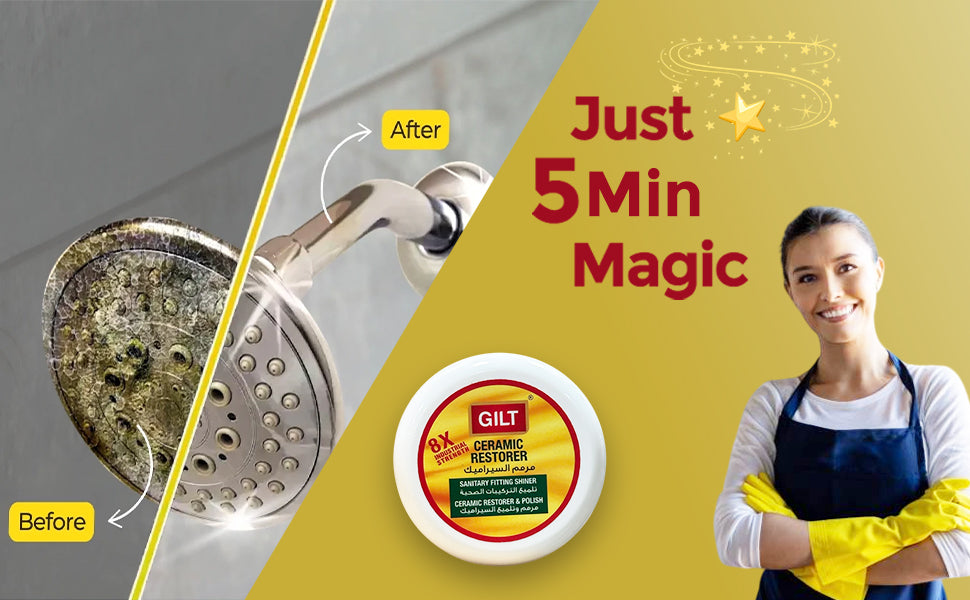 GILT Ceramic & Sanitary Cleaner | Hard Water Stain Remover 180g