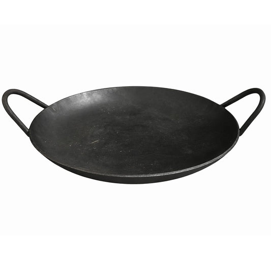 Bloom Cast Iron Kadai | Deep Fry Pan with Strong Handles | Gas & Induction Compatible