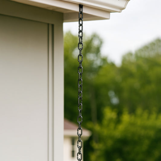 Peakcock Rain Link Pathy Chain | Decorative Rain Chain | Durable Polycarbonate that Won’t Break or Fade in Color. 20 Mtr