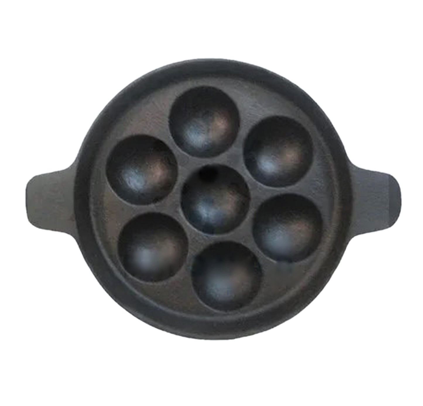 Bloom Cast Iron Paniyaram Pan | Heavy Duty Build | Gas & Induction Compatible