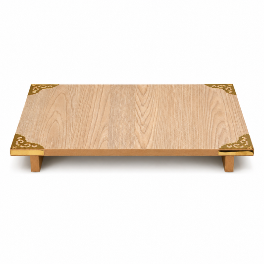 Wooden Pooja Chowki (50x35)