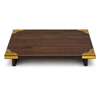 Wooden Pooja Chowki (50x35)