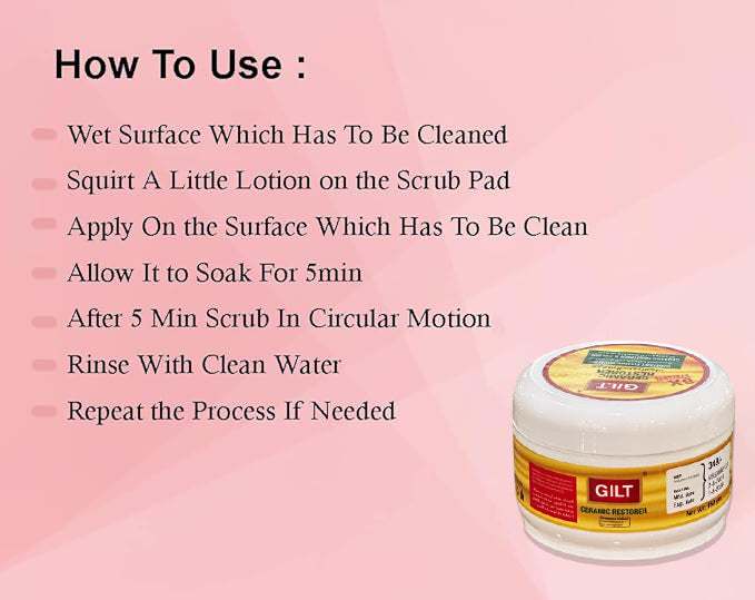 GILT Ceramic & Sanitary Cleaner | Hard Water Stain Remover 180g