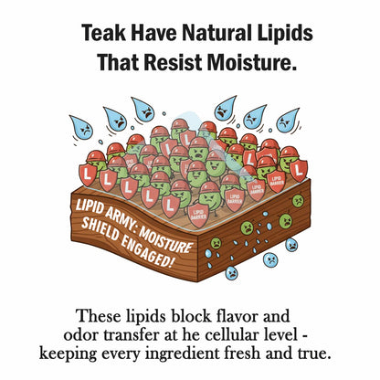 Bark & Soul Teakwood Chopping Board