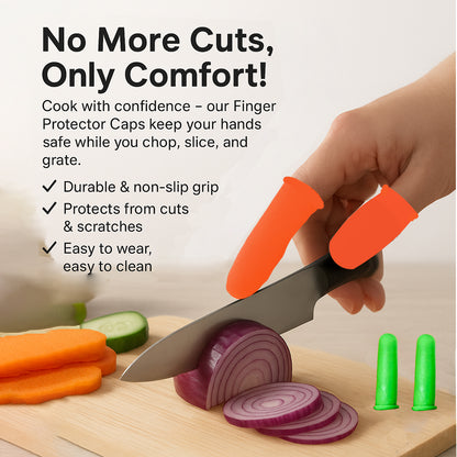 Kitchen Finger Cap Pack of 5 | Multi Color