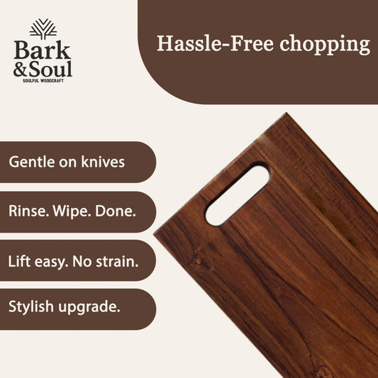 Bark & Soul Teakwood Chopping Board