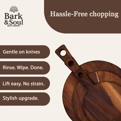 Bark & Soul Teakwood Chopping Board