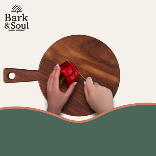 Bark & Soul Teakwood Chopping Board