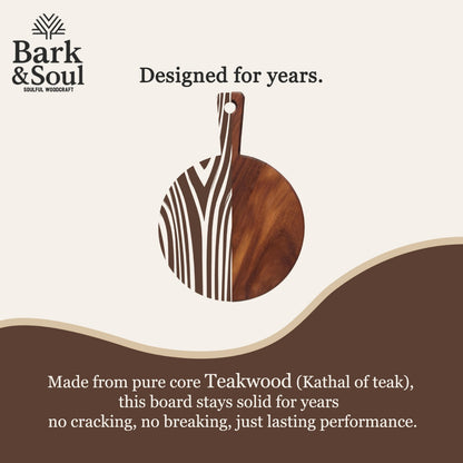 Bark & Soul Teakwood Chopping Board