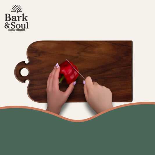 Bark & Soul Teakwood Chopping Board