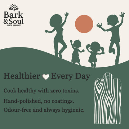 Bark & Soul Teakwood Chopping Board