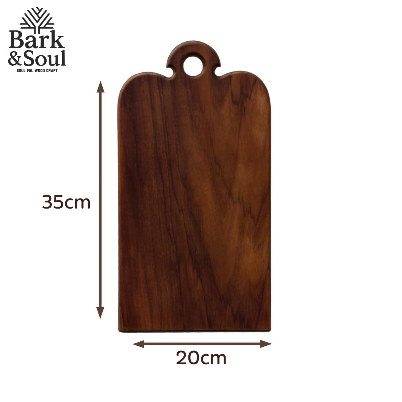 Bark & Soul Teakwood Chopping Board