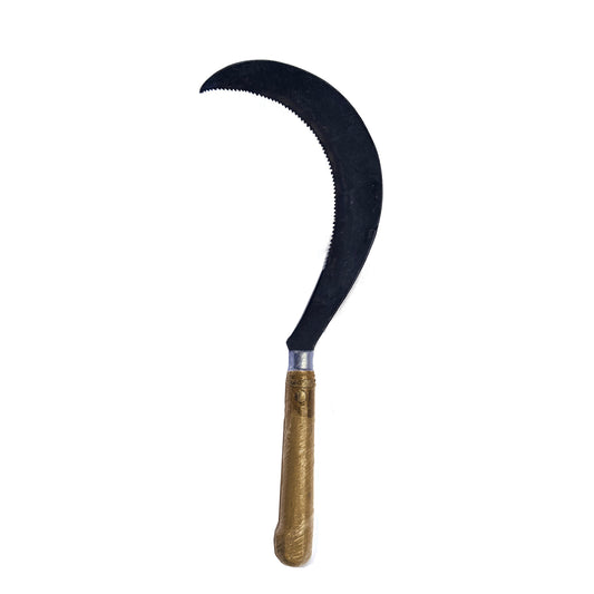 Traditional Handmade Kitchen Knife – Medium Size, High-Tempered Iron Steel, Full Tang, Wooden Handle, Multi-Purpose for Cutting