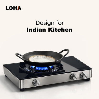 Loha Iron Kadai | 10 Inch