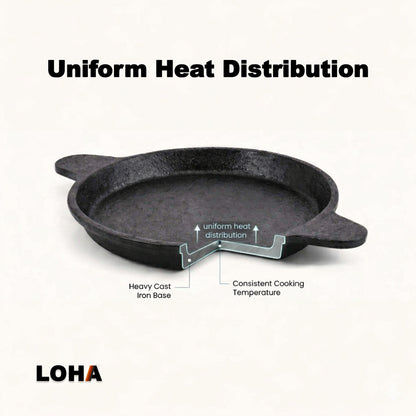 Loha Cast Iron Tawa |for Neer Dosa & Appam