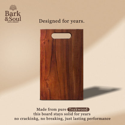 Bark & Soul Teakwood Chopping Board