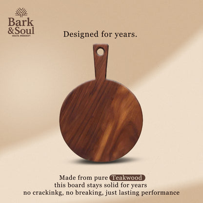 Bark & Soul Teakwood Chopping Board