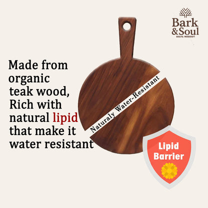 Bark & Soul Teakwood Chopping Board