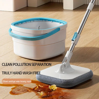 One Set Household Spin Mop & Bucket Set