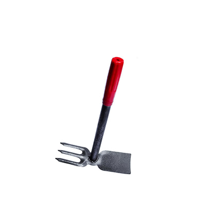 Dual-Sided Hoe with Hand Rake | Multi-Function Gardening Tool | Ideal for Digging, Weeding & Cultivating