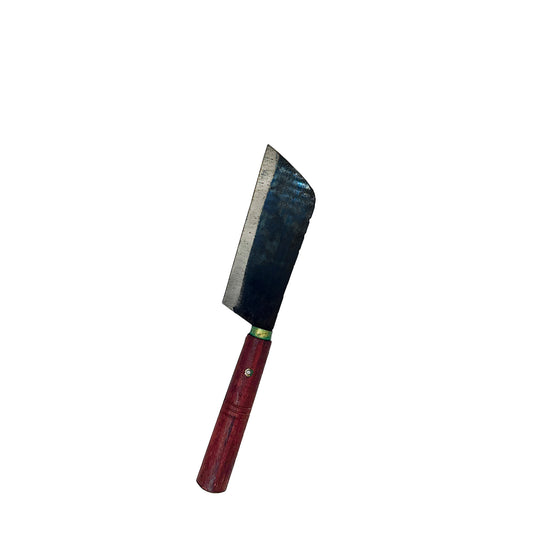 Hand-Forged Iron Kitchen Knife | Multipurpose Knife with Rosewood Handle | Ultra-Sharp & Durable | Ideal for Cutting Vegetables, Fish & Meat | Traditional Knife for Home Use
