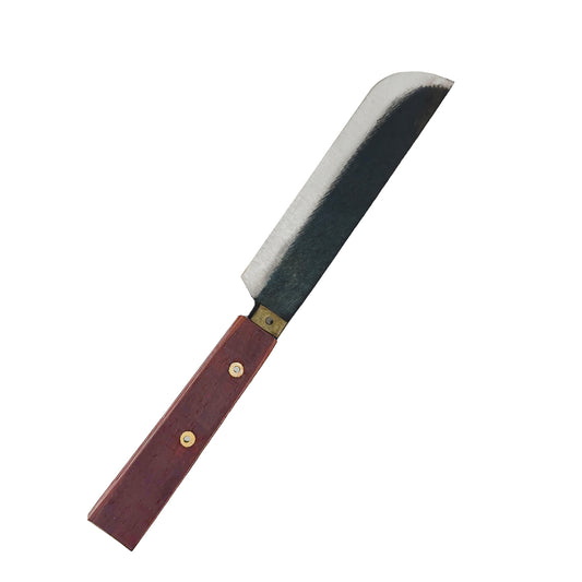 Hand-Forged Traditional Iron Kitchen Knife | Multipurpose Cutting Tool with Rosewood Handle  | Ideal for Vegetables, Meat & Fish | Home & Chef Use
