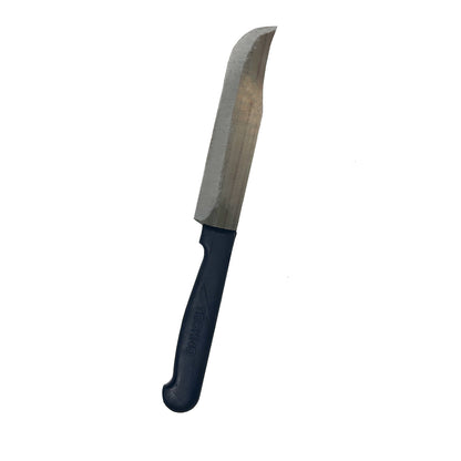Handmade Iron Kitchen Knife | High-Carbon Steel Blade with True Edge Sharpness | Durable & Reliable | Black with Silver Finish