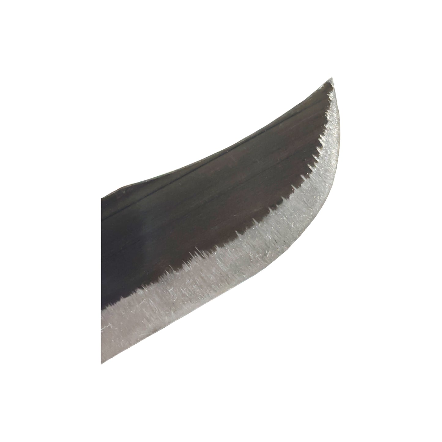 Handmade Iron Kitchen Knife | High-Carbon Steel Blade with True Edge Sharpness | Durable & Reliable | Black with Silver Finish