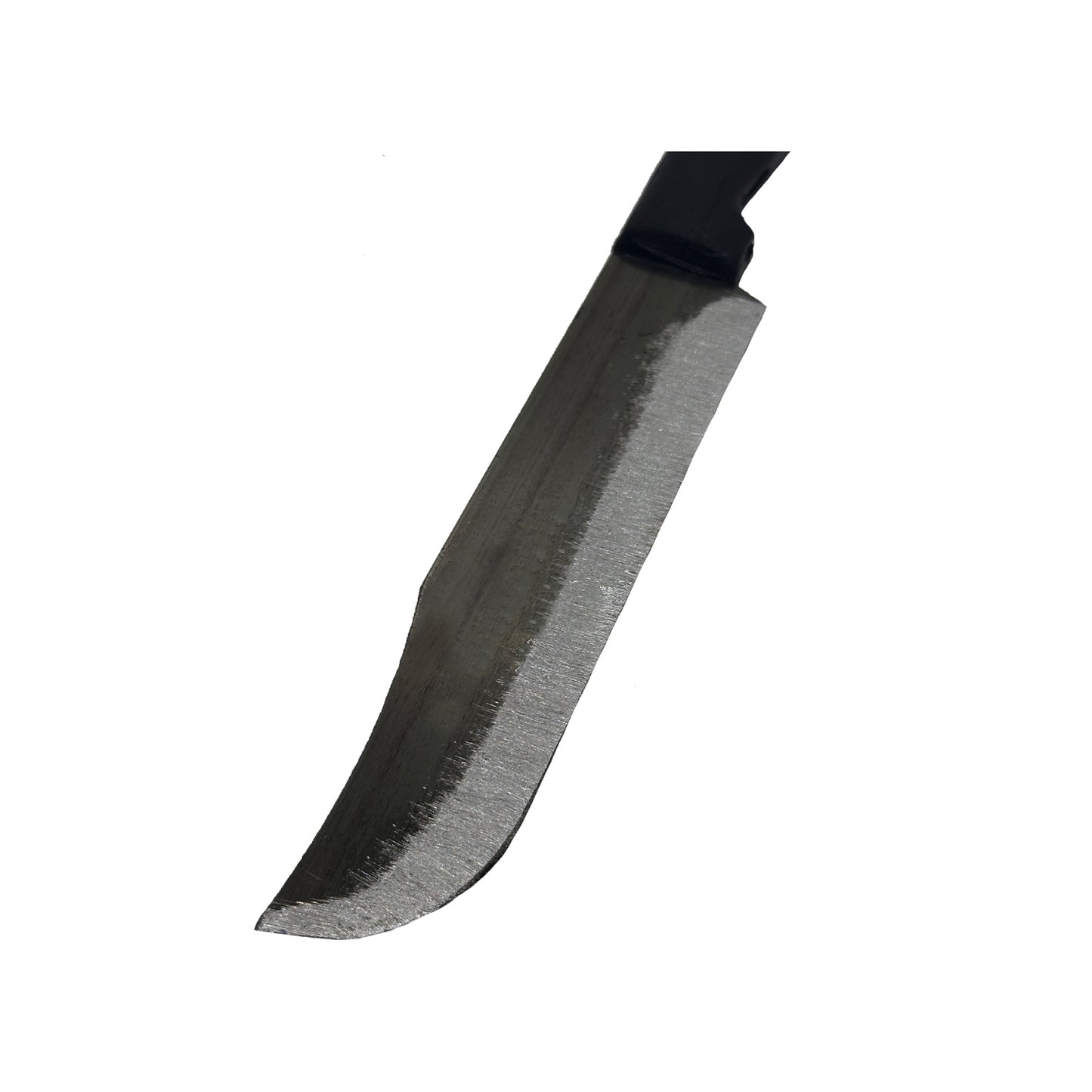 Handmade Iron Kitchen Knife | High-Carbon Steel Blade with True Edge Sharpness | Durable & Reliable | Black with Silver Finish