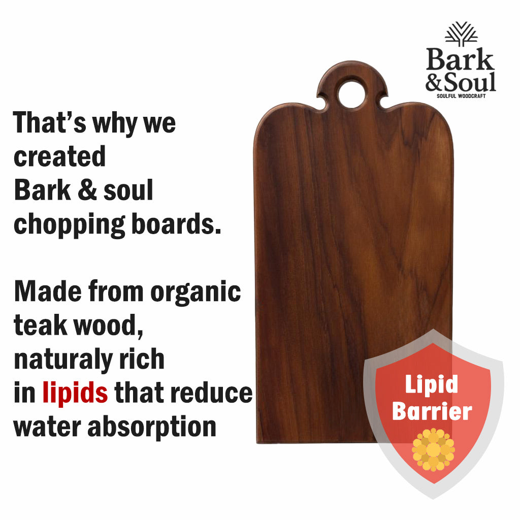 Bark & Soul Teakwood Chopping Board