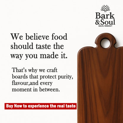 Bark & Soul Teakwood Chopping Board